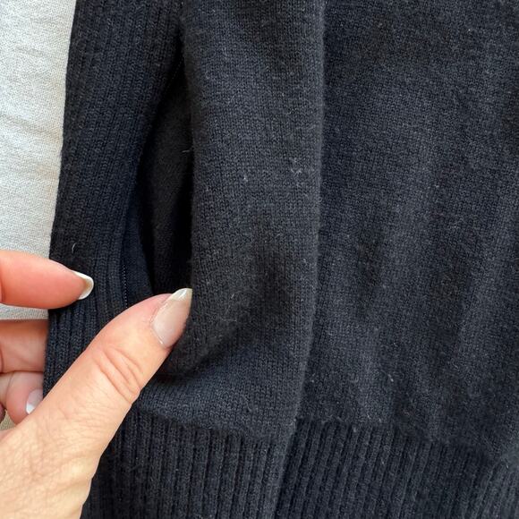 Title nine Super Power 1/4 Zip Sweater black Small Wool - Picture 5 of 10